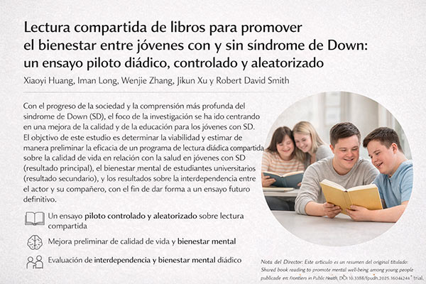 Lectura-compartida-de-libros Lectura compartida de libros para promover el bienestar entre jóvenes con y sin síndrome de Down: un ensayo piloto diádico, controlado y aleatorizado